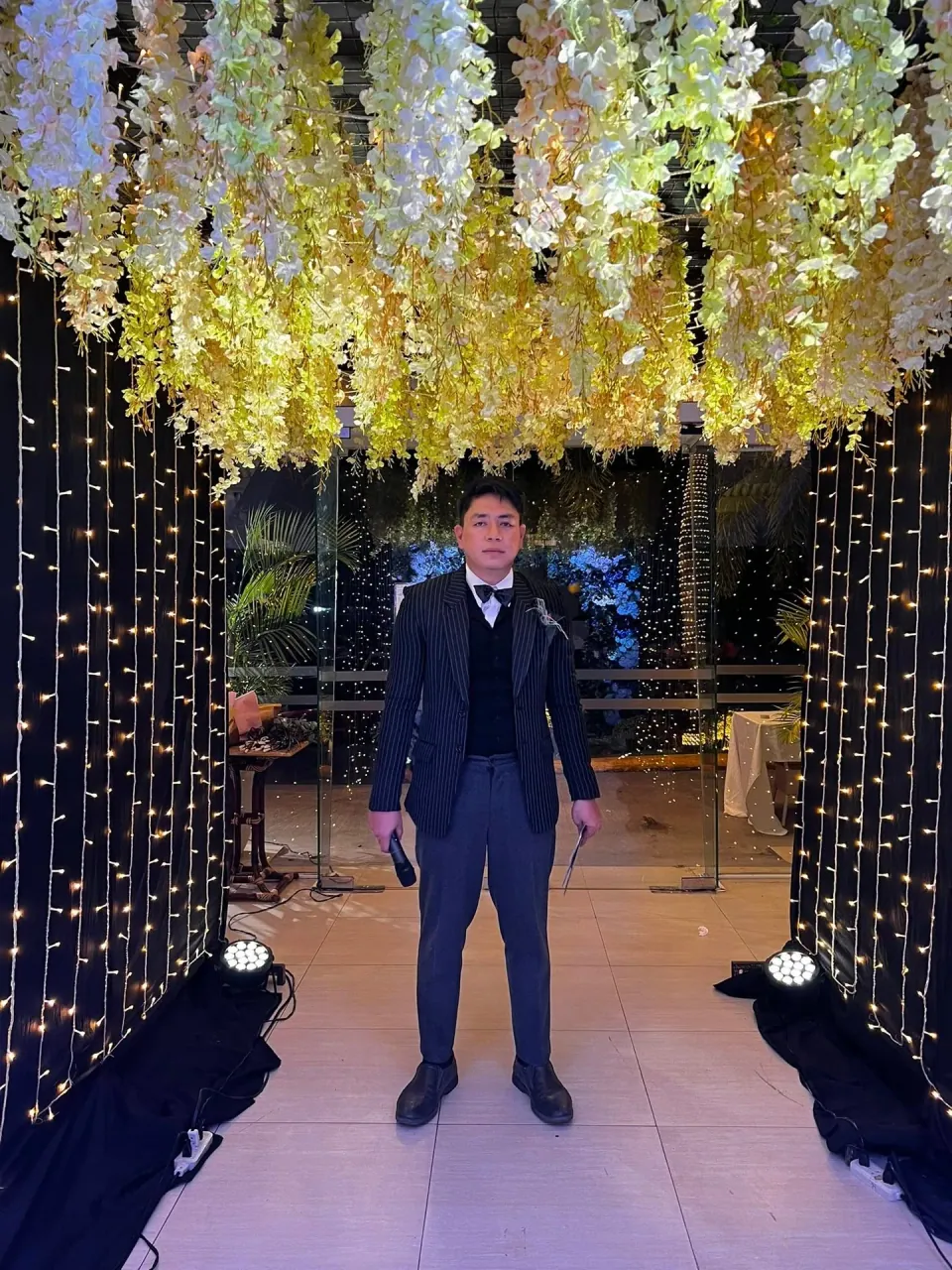 Rob Shockey at an elegant wedding venue